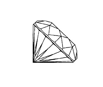 D0623 DIAMOND 80MM CRYSTAL CLEAR