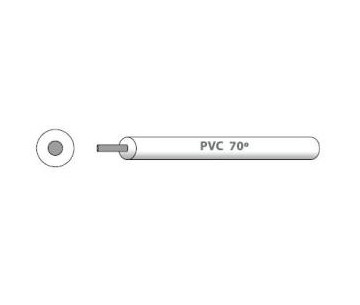 Cable unipolar PVC flexible 1x0.50 blanco