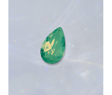 Almendro de cristal 406/38mm Verde