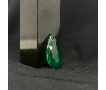 Almendro de cristal 406/38mm Verde