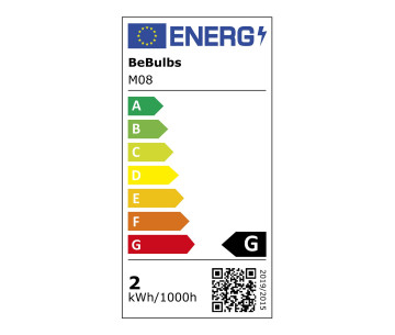 Bombilla LED Globetta G45  Milky E27  2W 136Lm E27 2700K