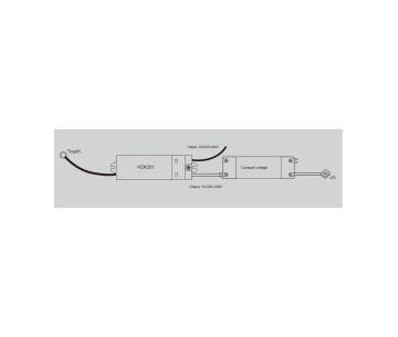 Relé electrónico HZK201 con sensor tactil