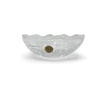 Bowl Cristal transparente D150x60mm. Original RCR. Made in Italy.