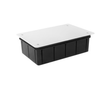 Caja empalmes 160x100x50mm con tapa y tornillos en tapa