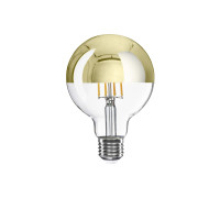 Bombilla LED Globo G95  Cupola Dorada 7W E27 650Lm  2700K Regulable