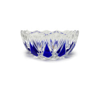 Bowl Cristal D210x90mm. Original Walther Glas. Made in Germany. Azul
