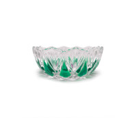 Bowl Cristal D130x55mm. Original Walther Glas. Made in Germany. Verde
