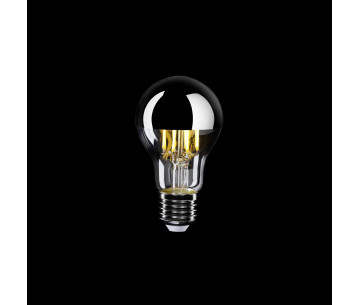 Bombilla LED Media Esfera Gota Plateada A60 7W 650Lm E27 2700K Regulab