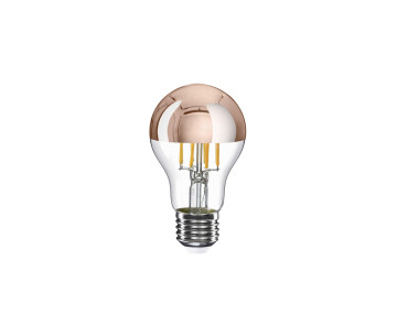 Bombilla LED Media Esfera Cobre A60 7W 650Lm E27 2700K Regulable A22