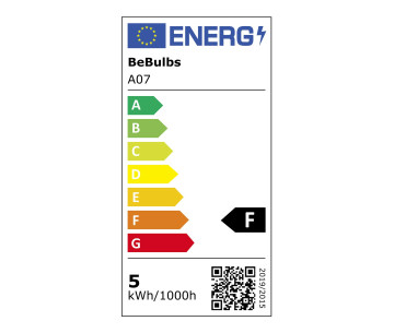 Bombilla LED Blanco Satinado Tubular 4.8W 470Lm E14 2700K Regulable -