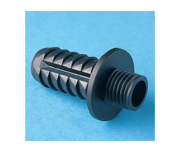 5514/15///26 Tornillo roscado fijacion a presion Nylon66-RV Negro