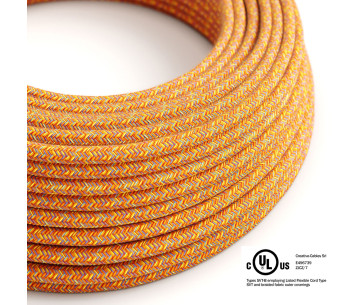 Bobina 150 Pies Cable UL SVT 3x18AWG-RX07 Algodón Indian Summer