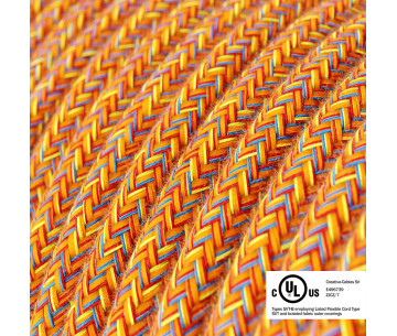 Bobina 150 Pies Cable UL SVT 3x18AWG-RX07 Algodón Indian Summer