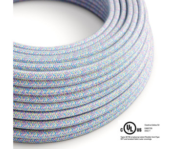 Bobina 150 Pies Cable UL SVT 3x18AWG-RX09 Algodón Lollipop