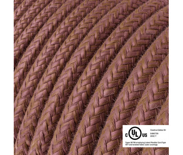 Bobina 150 Pies Cable UL SVT 3x18AWG RX11 Algodón Marsala