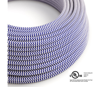 Bobina 150 Pies Cable UL SVT 3x18AWG-RZ12 Zigzag Azul