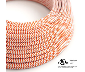 Bobina 150 Pies Cable UL SVT 3x18AWG-RZ15 Zigzag Naranja