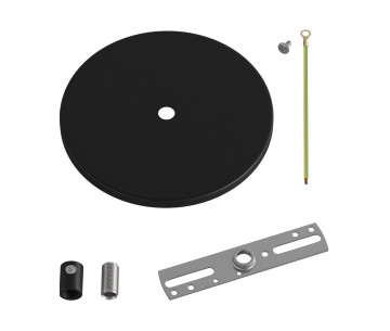 KIT Florón metal D120  1 agujero Negro p/metálico