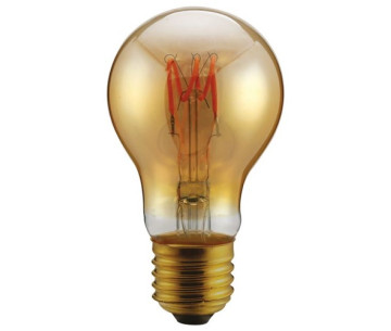 Bombilla regulable Led Gota A60 E27 3W 2000K 150Lm Dorada