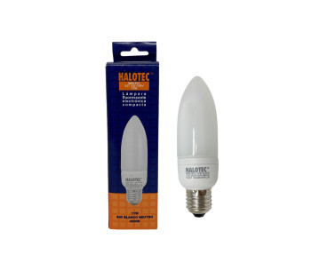 Bombilla Bajo Consumo Vela ECL E27 230V 11W 4200K