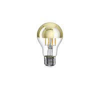 Bombilla LED gota A60 Cupola Dorada E27 7W 650Lm 2700K Regulable