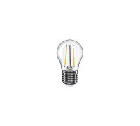 Bombilla LED Globetta G45 Transparente E27 2W 136Lm  2700K