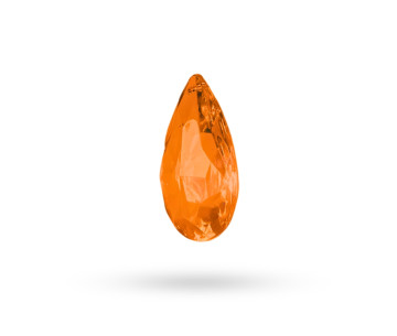 Almendro de cristal 406/63mm Naranja