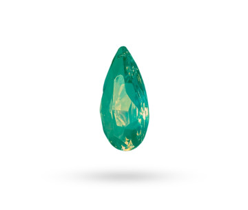 Almendro de cristal 406/38mm Verde