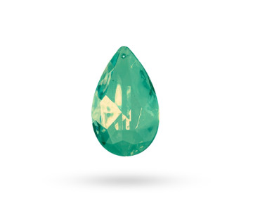 Almendro de cristal 406/38mm Verde