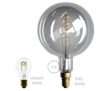 LED VINT FIL G200 220/240V 5W SMOKY GREY 2000K 2 SPIRAL IN LINE DIM