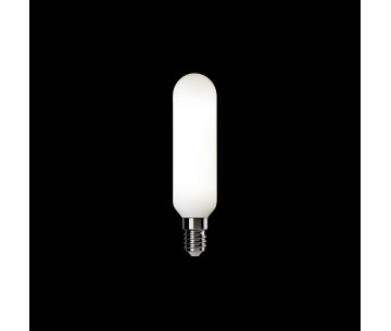 Bombilla LED Blanco Satinado Tubular 4.8W 470Lm E14 2700K Regulable -