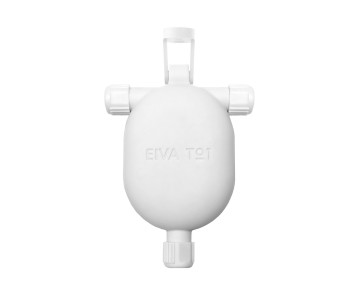 EIVA-3, junta a 3 vías para exterior IP65 a presión. Acabado: Blanco