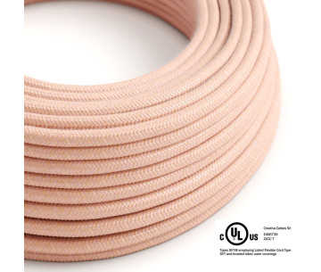 Bobina 150 Pies Cable UL SVT 3x18AWG RX13 Algodón Salmon