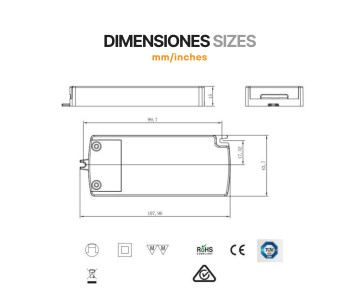 Relé electrónico AEK200-IR con sensor IR 120-240Vac pasamano