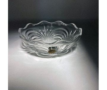 Bowl Cristal transparente D150x60mm. Original RCR. Made in Italy.