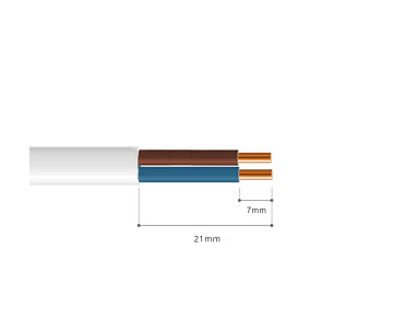 Conexión eléctrica LFM 275/100-50 blanco