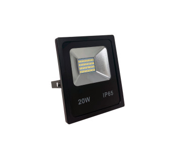 Proyector LED para exterior 110-240V 20W 5000K 1600Lm IP65 negro
