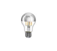 Bombilla LED Media Esfera Gota Plateada A60 7W 650Lm E27 2700K Regulab