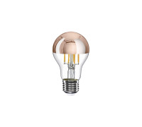 Bombilla LED Media Esfera Cobre A60 7W 650Lm E27 2700K Regulable A22