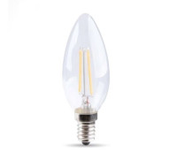 Bombilla Led Vela C35 Clara E14 4W 440Lm 3000K 