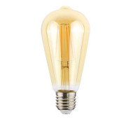 Bombilla Led ST64 E27 4,5W 2000K 400Lm Dorada