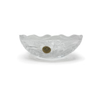 Bowl Cristal transparente D150x60mm. Original RCR. Made in Italy.