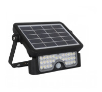 Aplique Led Solar 8521 Negro 5W