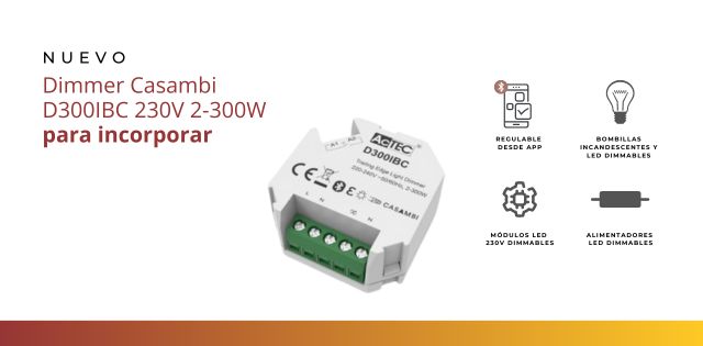 Nuevo Dimmer con CASAMBI 230V 2-300W